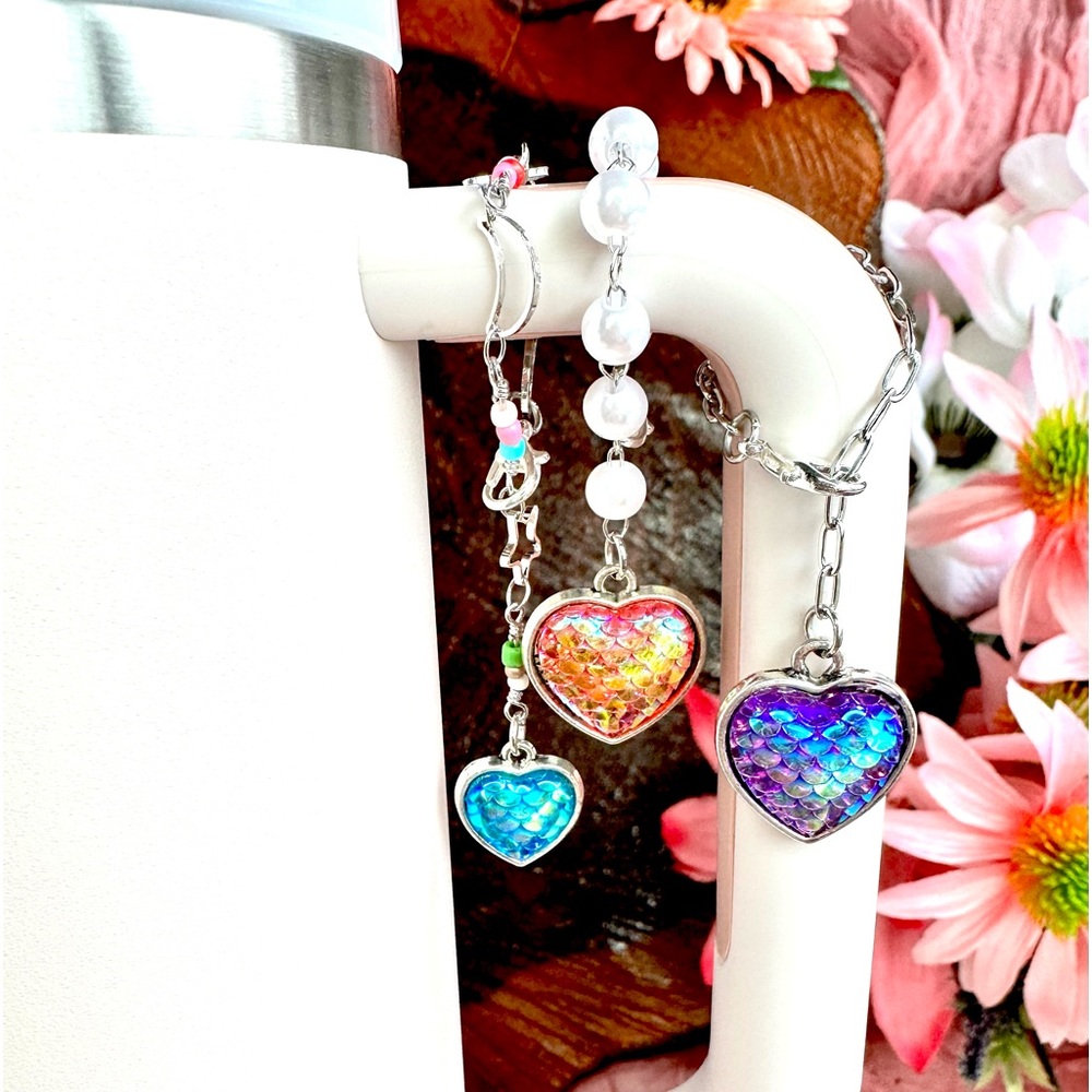 Mermaid Heart Charm Stanley Cup Accessories Stanley Charm Tumbler Accessories